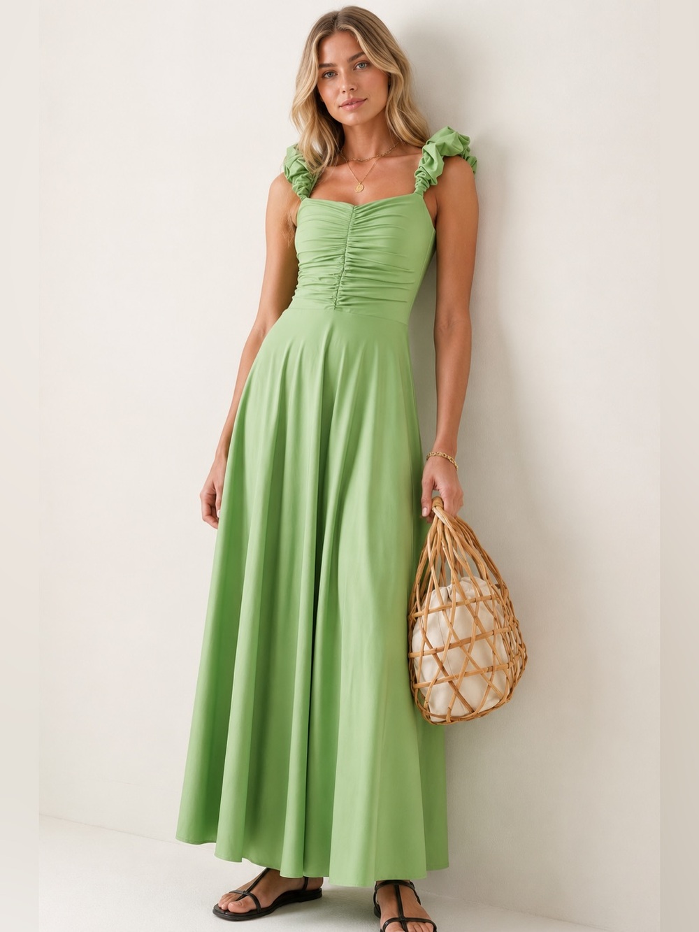Maygel Coronel Faraglioni dress in Jade